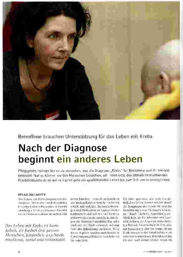 Vorschauseite 1: Nach der Diagnose beginnt ein anderes Leben