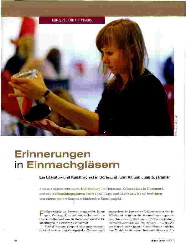 Vorschauseite 1: Erinnerungen in Einmachgläsern