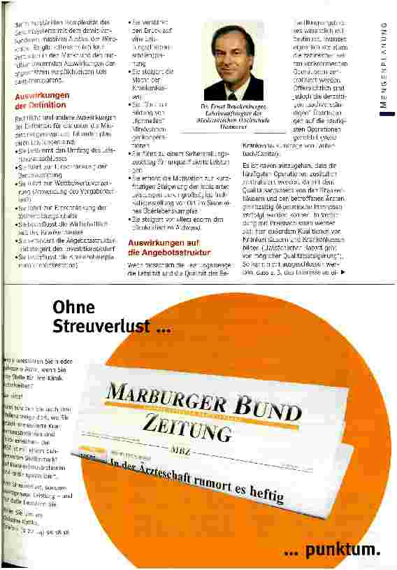 Vorschauseite 2: Das Prinzip Hoffnung Analyse der Vorgabe von Mindestmengen planbarer Leistungen nach dem Fallpauschalengesetz