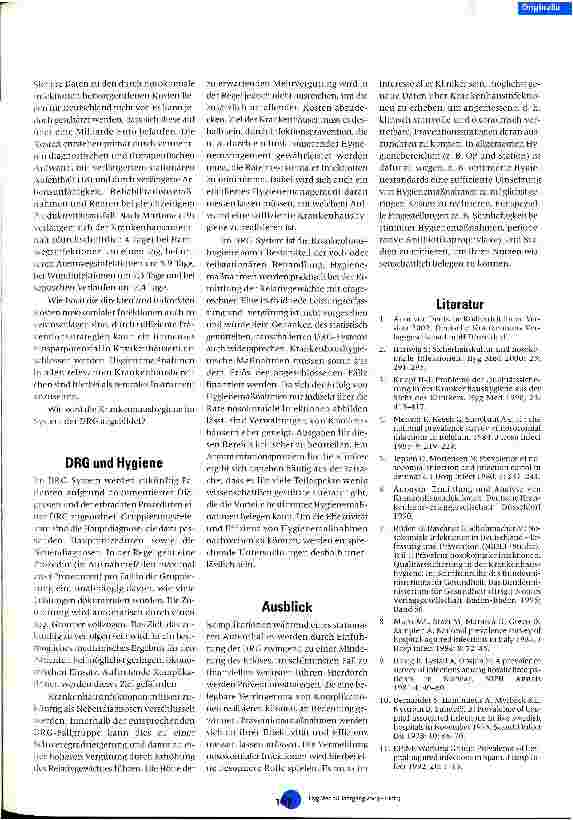 Vorschauseite 3: Der Einfluss der Diagnosis Related Groups (DRGs) auf die Krankenhaushygiene in Deutschland