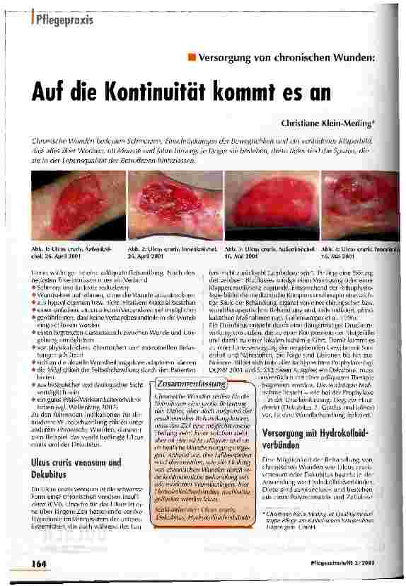 Vorschauseite 1: Auf die Kontinuität kommt es an