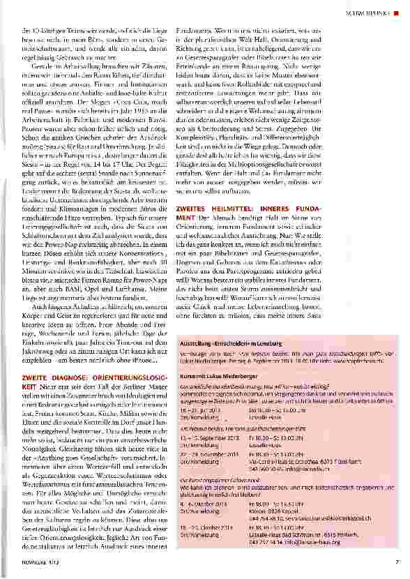 Vorschauseite 2: Was uns Halt gibt, wenn alles durcheinandergeht