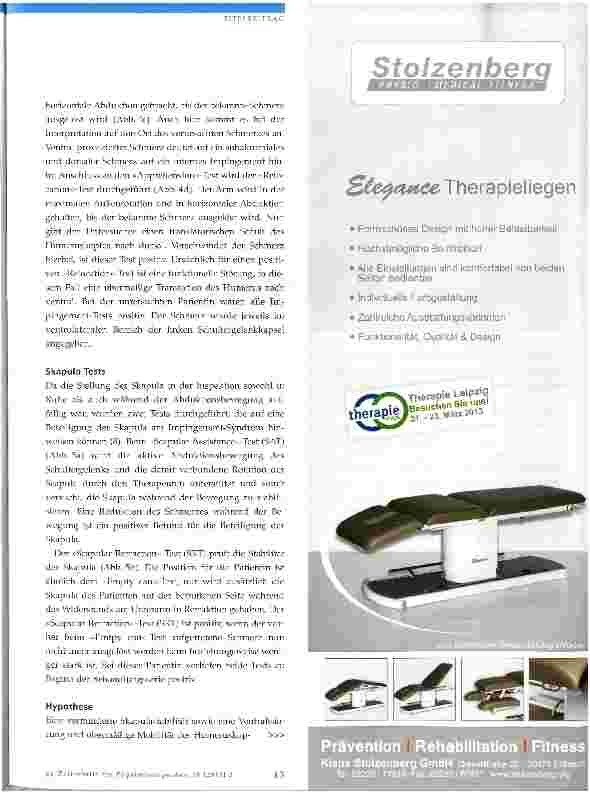 Vorschauseite 4: Das Impingement-Syndrom des Schultergelenks