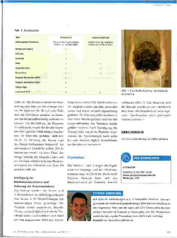 Vorschauseite 6: Das Impingement-Syndrom des Schultergelenks