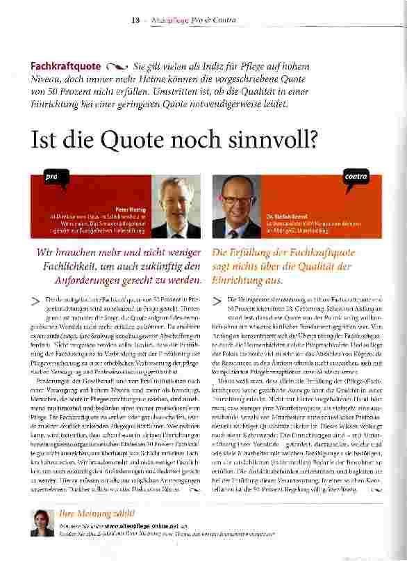 Vorschauseite 1: Ist die Quote noch sinnvoll?