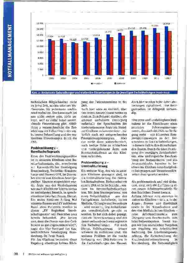 Vorschauseite 3: Notaufnahme darf kein Notfall bleiben