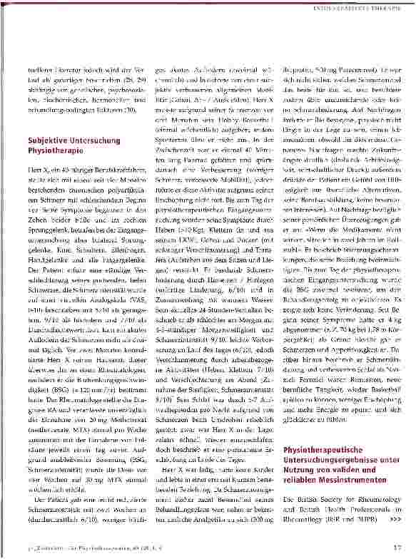 Vorschauseite 2: Evidenzbasierter, multidisziplinärer Behandlungs ansatz bei rheumatoider Arthritis
