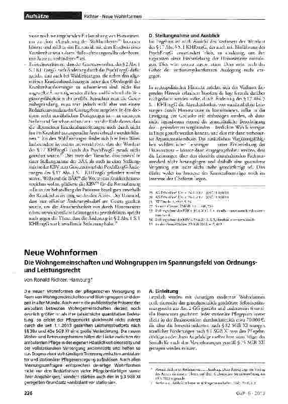Vorschauseite 4: Sind wahlärztliche Leistungen durch nicht am Krankenhaus angestellte »Honorarärzte« privat liquidierbar?