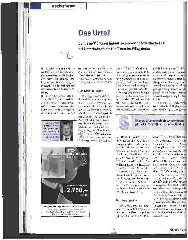Vorschauseite 1: Das Urteil