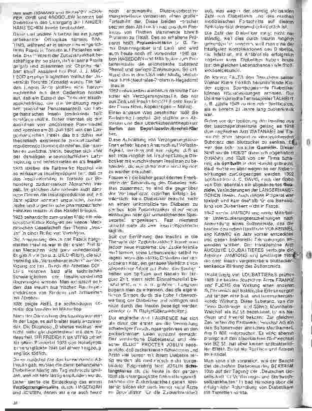 Vorschauseite 2: Diabetes mellitus 2. Folge: Die Geschichte der Zuckerkrankheit/ 2. Teil - Geschichtliches zur Therapie