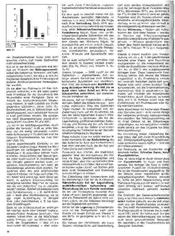 Vorschauseite 5: Arbeitsmedizin 6. Folge: Gemeinschaftsernährung in Arbeitsmedizin u.werksärztl.Praxis