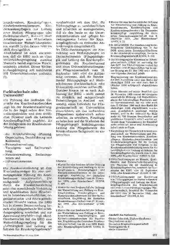 Vorschauseite 3: Weiterbildung in der Krankenpflege Grundlagen und Entwicklung (2)