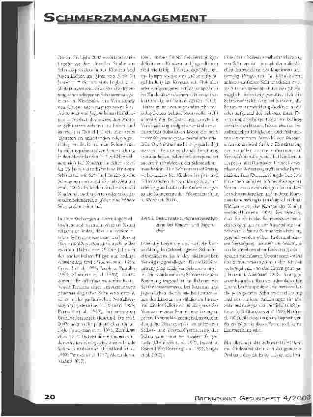 Vorschauseite 4: Entwurf des Expertenstandards Schmerzmanagement Deutsches Netzwerk für Qualitätsentwicklung in der Pflege (DNQP)