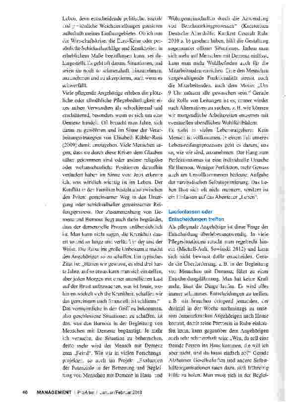 Vorschauseite 2: Selbstmanagement und Burnout