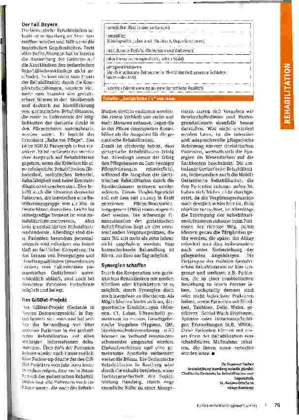 Vorschauseite 2: Unterschätzt und unterfinanziert