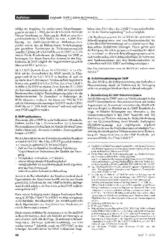 Vorschauseite 4: Disease Management Programme (DMP) in Zeiten des Umbruchs