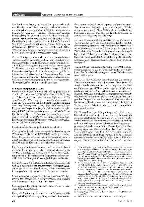 Vorschauseite 6: Disease Management Programme (DMP) in Zeiten des Umbruchs