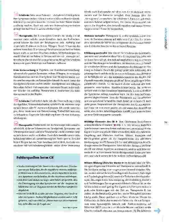 Vorschauseite 2: Clinical Reasoning in der Physiotherapie Wissen, warum man was wie tut