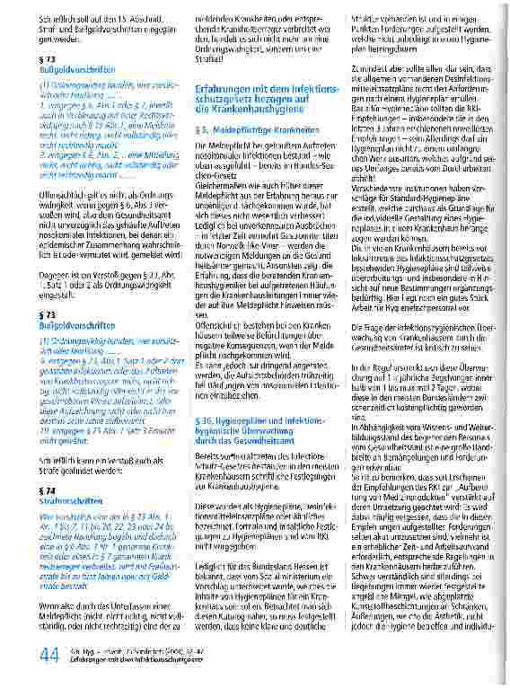 Vorschauseite 3: Erfahrungen mit dem Infektionsschutzgesetz