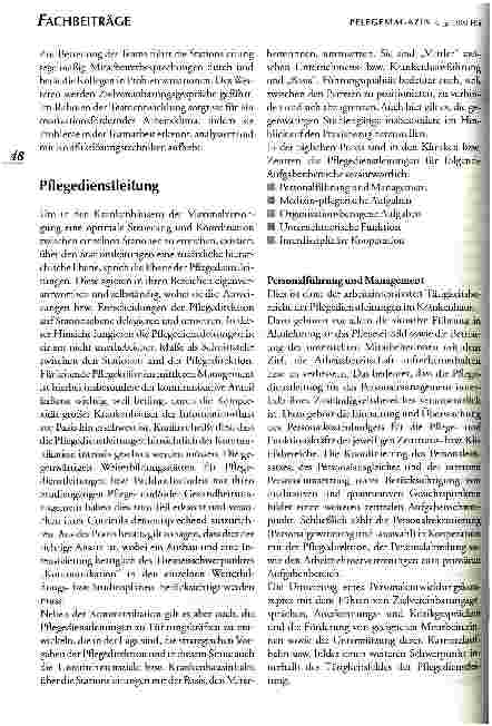 Vorschauseite 2: Praxis des Pflegemanagements im Krankenhaus Strukturen, Aufgaben, Potentiale