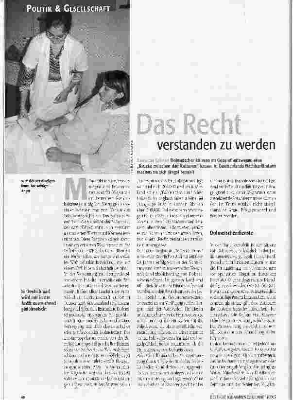 Vorschauseite 1: Das Recht verstanden zu werden
