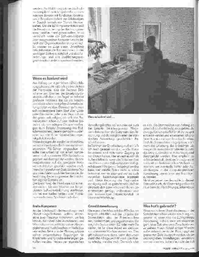 Vorschauseite 3: Organisatorische Voraussetzungen für den EDV-Einsatz