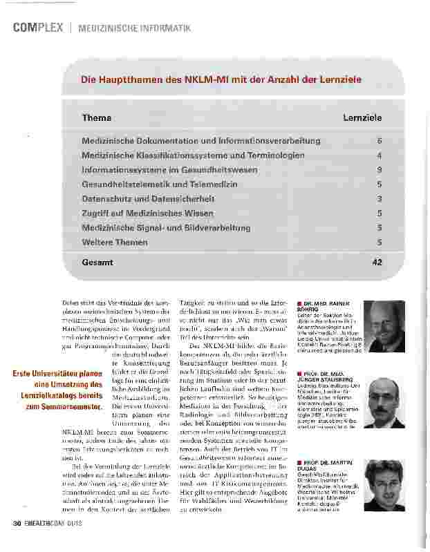 Vorschauseite 3: IT FÜR MEDIZINER
