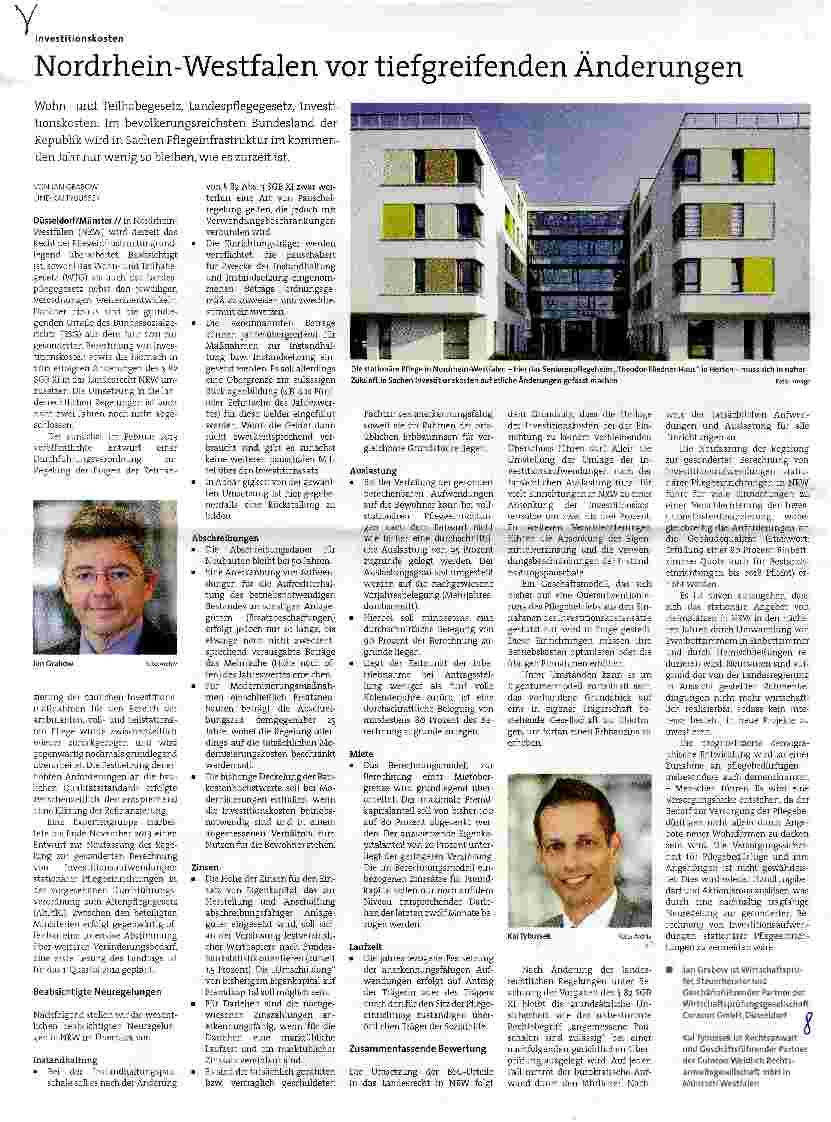 Vorschauseite 1: Nordrhein-Westfalen vor tiefgreifenden Änderungen