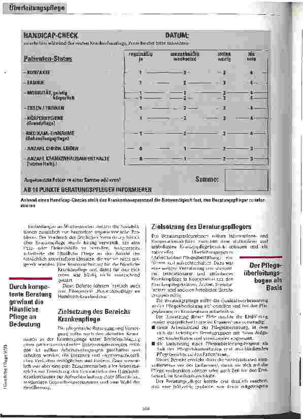 Vorschauseite 4: Leitlinien Patientenüberleitung in den ambulanten Bereich, Modell in Berlin