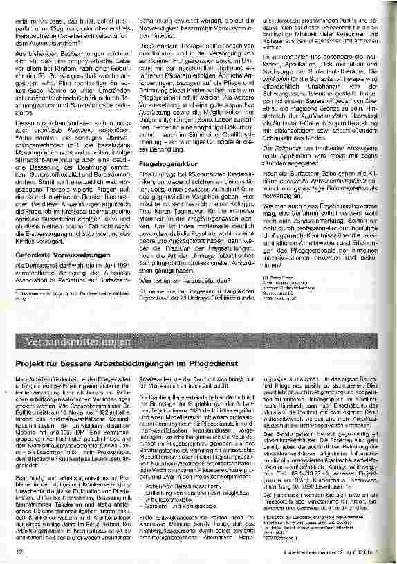Vorschauseite 2: Die Surfactant-Therapie