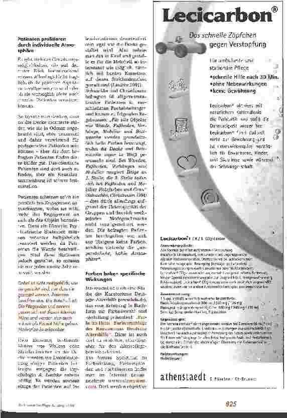 Vorschauseite 2: Umgebung gestalten auf der Intensivstation Teil 1