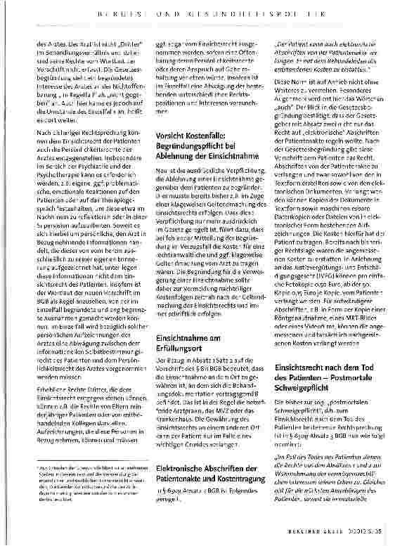 Vorschauseite 2: Patienten rechte im Gesetz-Teil 3