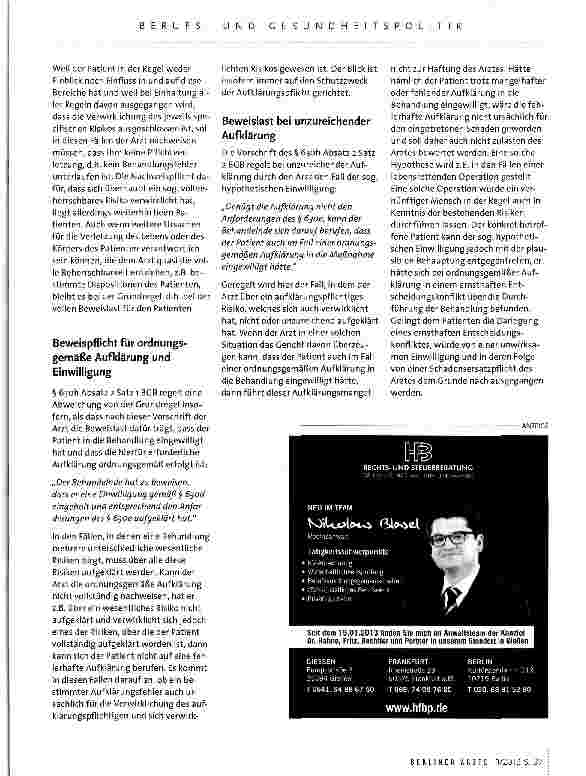 Vorschauseite 4: Patienten rechte im Gesetz-Teil 3