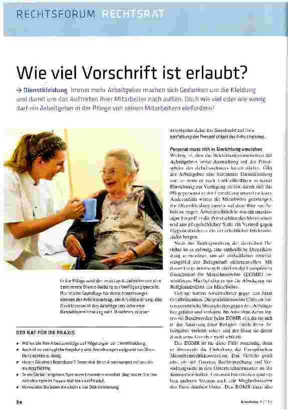Vorschauseite 1: Wie viel Vorschrift ist erlaubt?