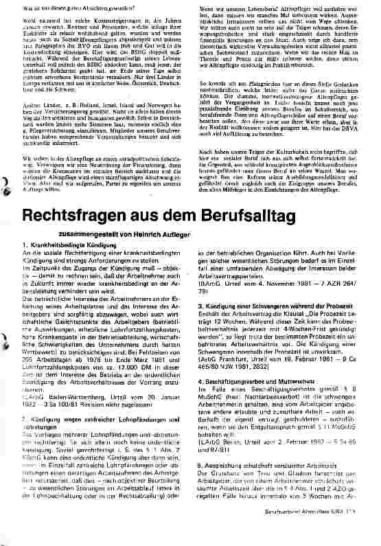 Vorschauseite 2: Betrachtungen über einen sozialpflegerischen Beruf - Altenpfleger