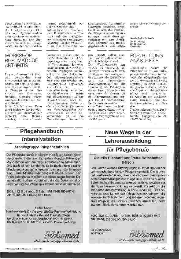 Vorschauseite 2: Intravenöse Verabreichung von Zytostatika?
