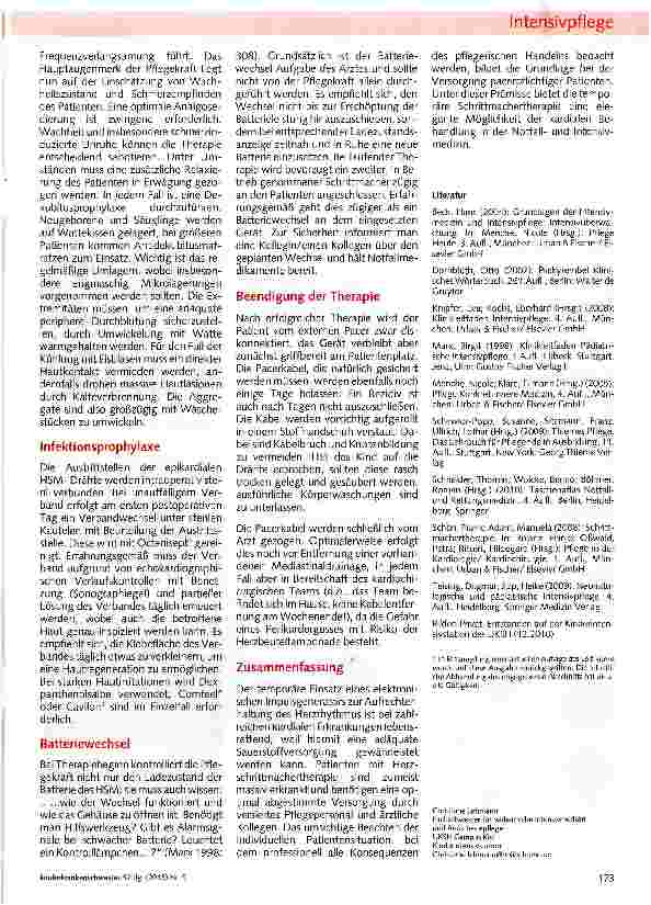 Vorschauseite 3: Pflege von Herzpatienten mit temporärem Schrittmacher