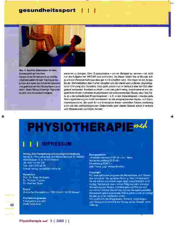 Vorschauseite 4: Reaktive Gelenkstabilität und präventiver Gesundheitssport