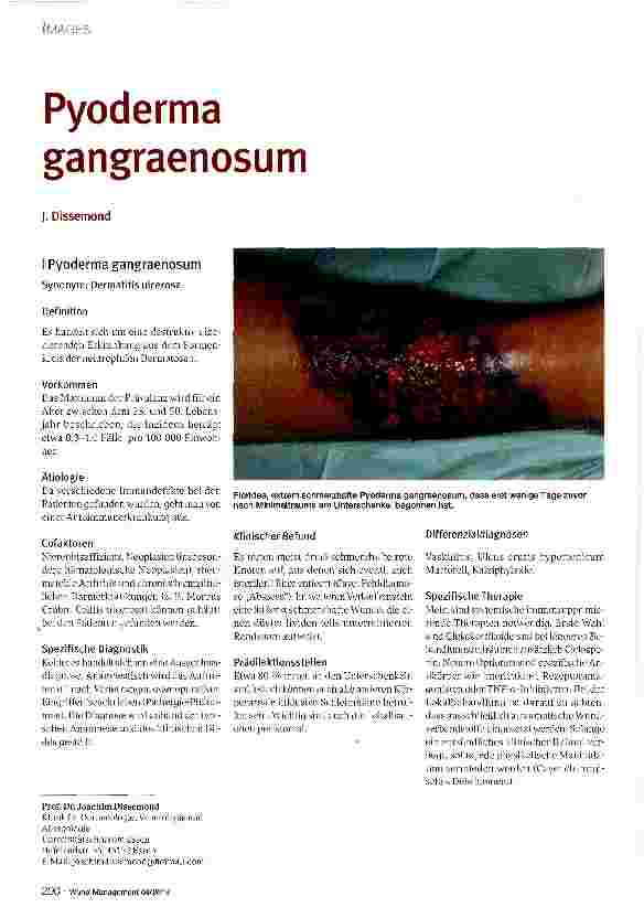 Vorschauseite 1: Pyoderma gangraenosum