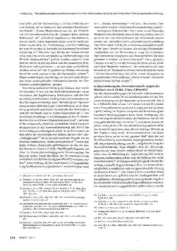 Vorschauseite 4: Der Informationsaustausch innerhalb der Personalvertretung insbesondere im Licht der technischen Verwaltungsmodernisierung