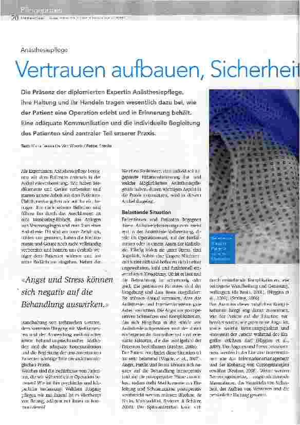 Vorschauseite 1: Vertrauen aufbauen, Sicherheit vermitteln, Ängste abbauen