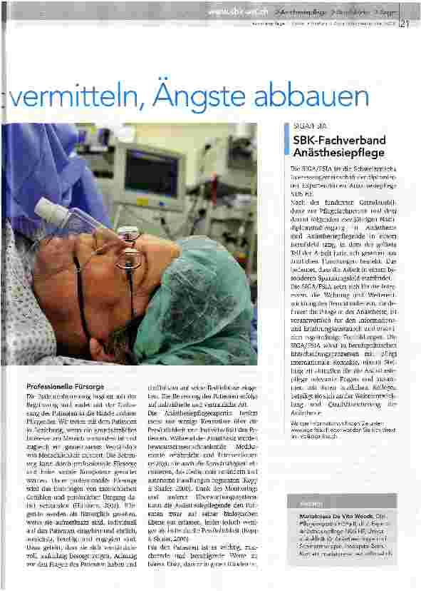 Vorschauseite 2: Vertrauen aufbauen, Sicherheit vermitteln, Ängste abbauen