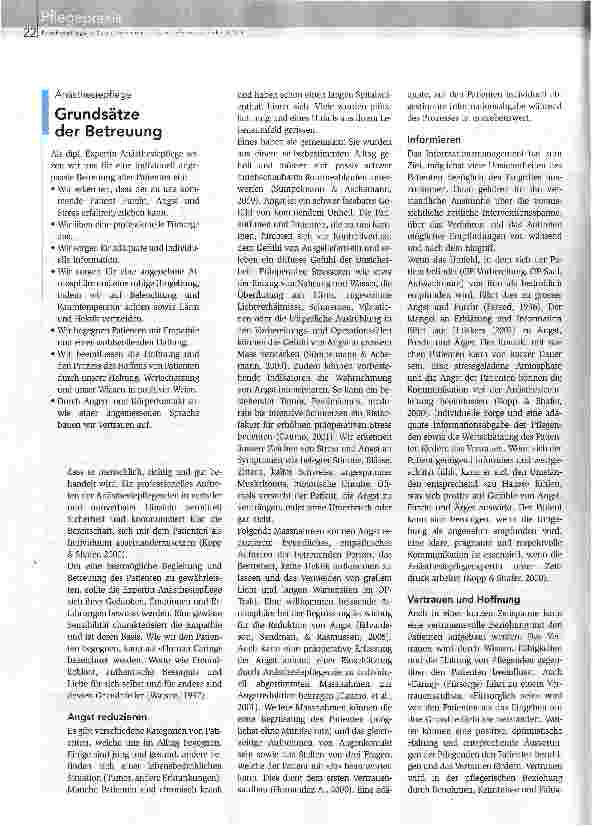 Vorschauseite 3: Vertrauen aufbauen, Sicherheit vermitteln, Ängste abbauen