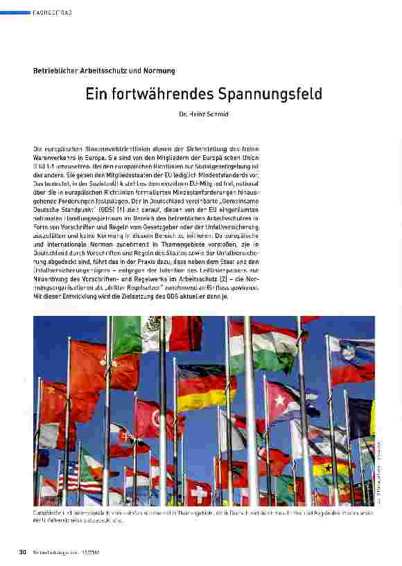 Vorschauseite 1: Ein fortwährendes Spannungsfeld