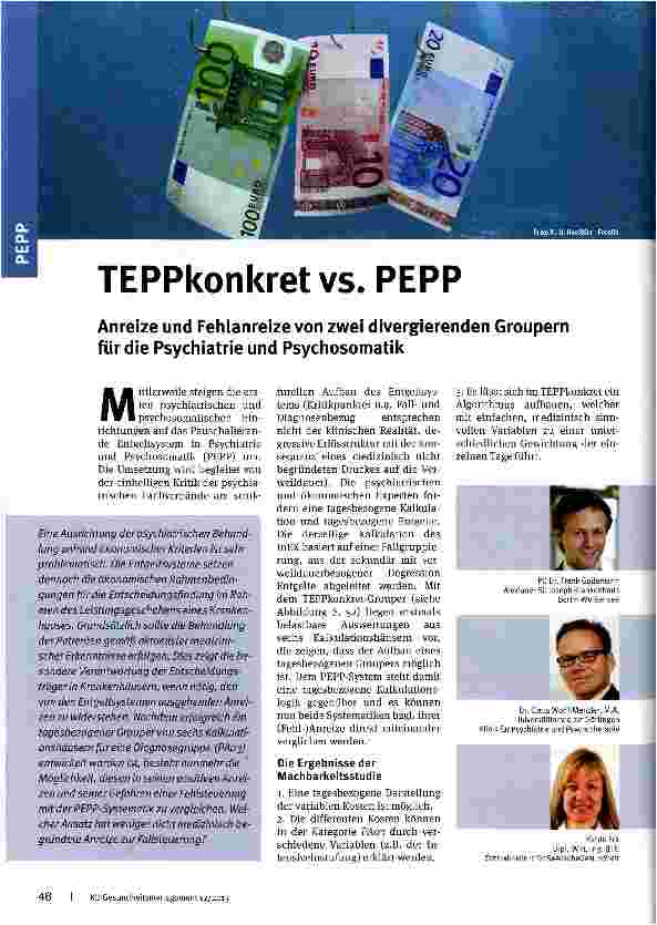 Vorschauseite 1: TEPPkonkretvs. PEPP