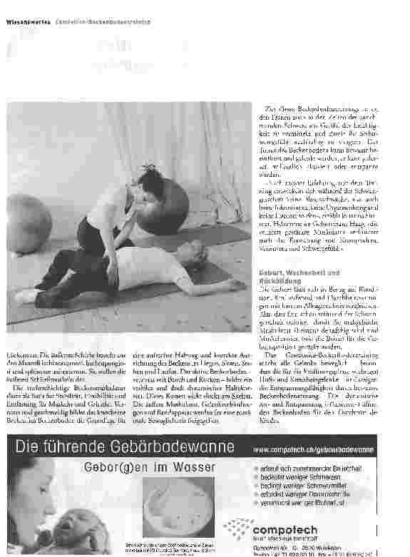 Vorschauseite 1: Wunder in drei Lagen - das Cantienica-Beckenbodentraining für Hebammen