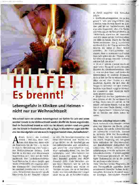 Vorschauseite 1: Hilfe! Es brennt!
