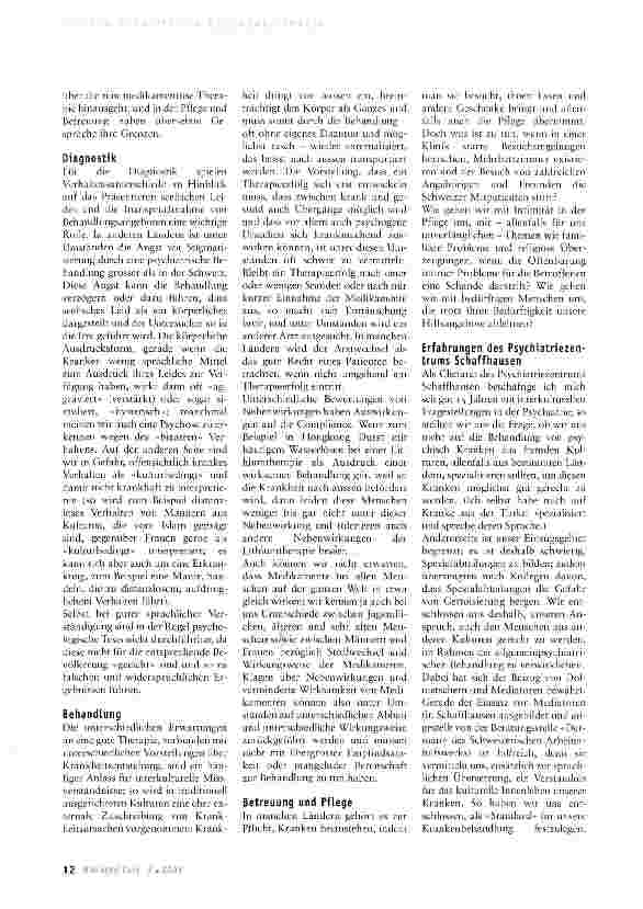 Vorschauseite 2: Psychiatrisches Handeln im interkulturellen Kontext