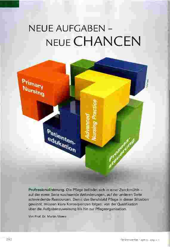 Vorschauseite 1: NEUE AUFGABEN - NEUE CHANCEN