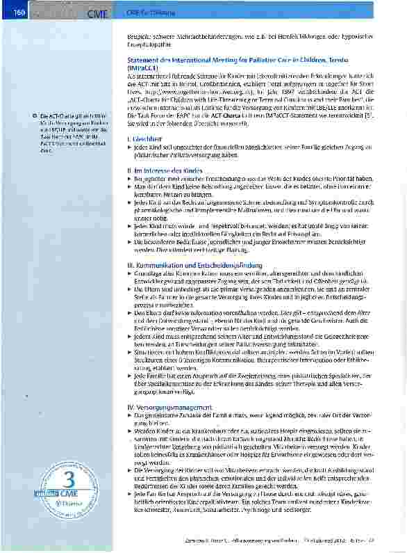 Vorschauseite 3: Palliativversorgung von Kindern und Jugendlichen